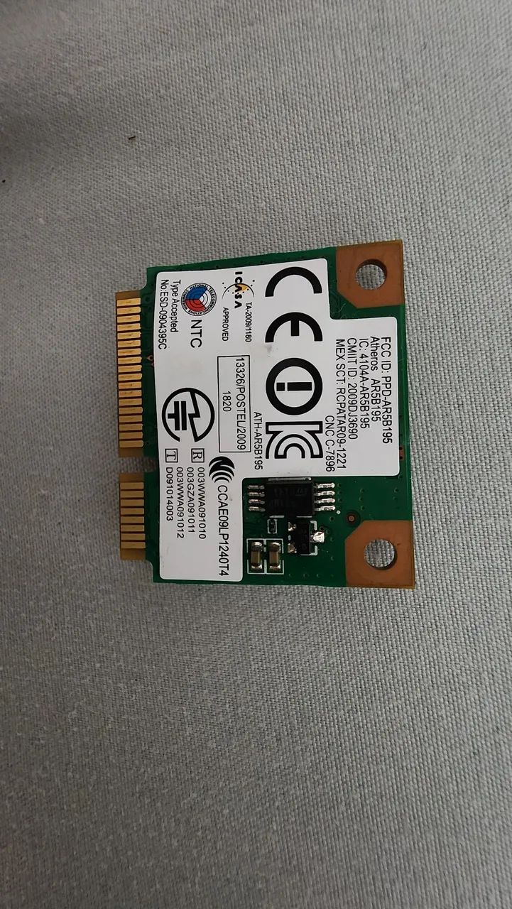 Placa wifi Atheros (Notebook) - Foto 2