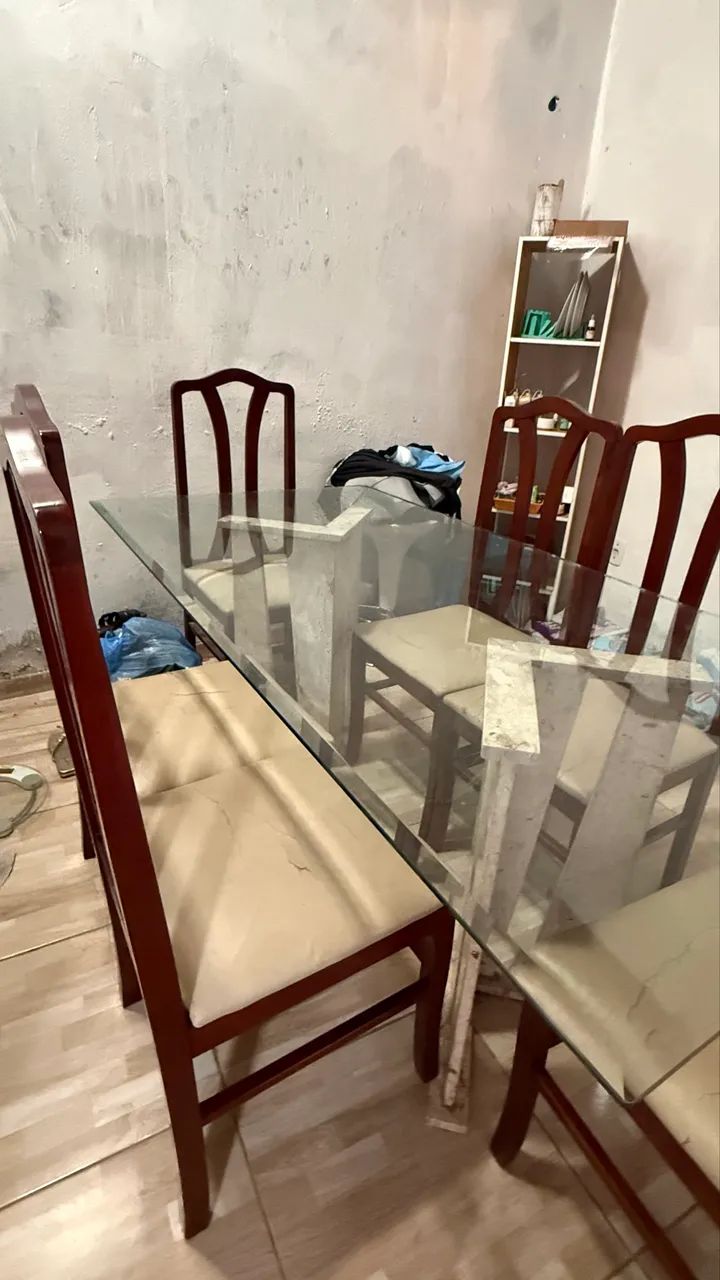 MESA DE VIDRO 2M VENDER LOGO  - Foto 2