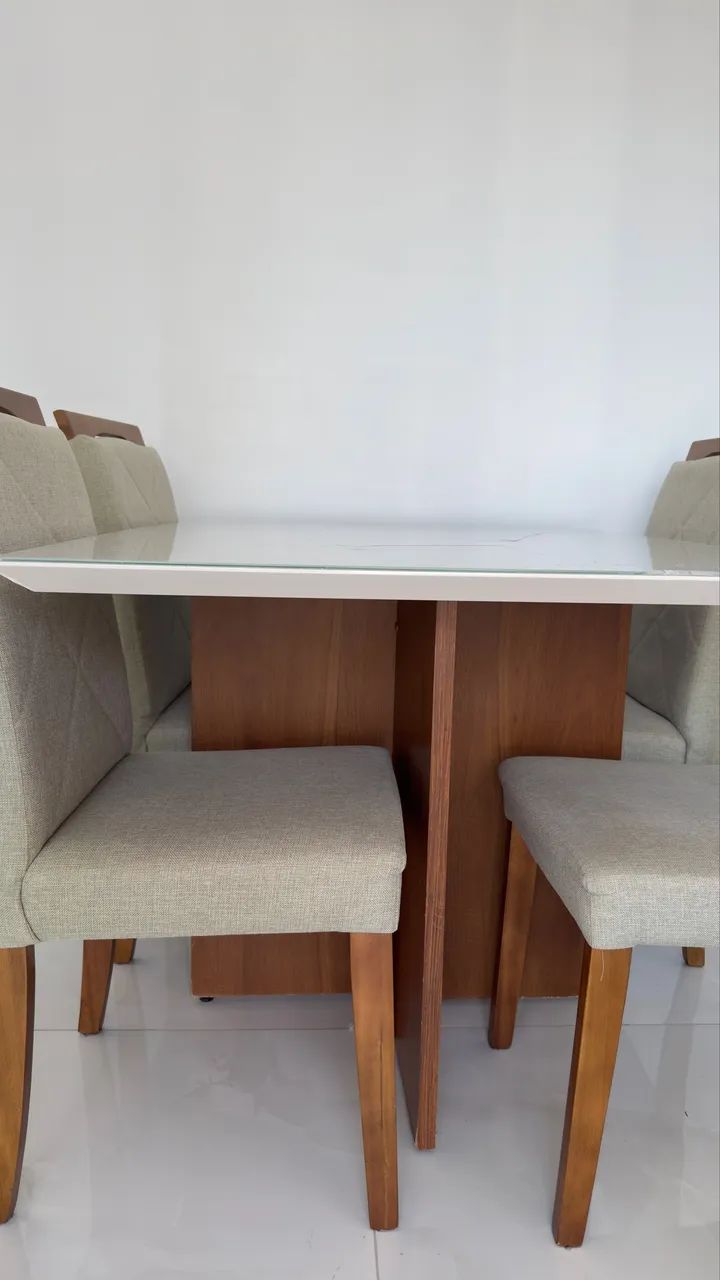 Mesa de jantar com 4 cadeiras  - Foto 2
