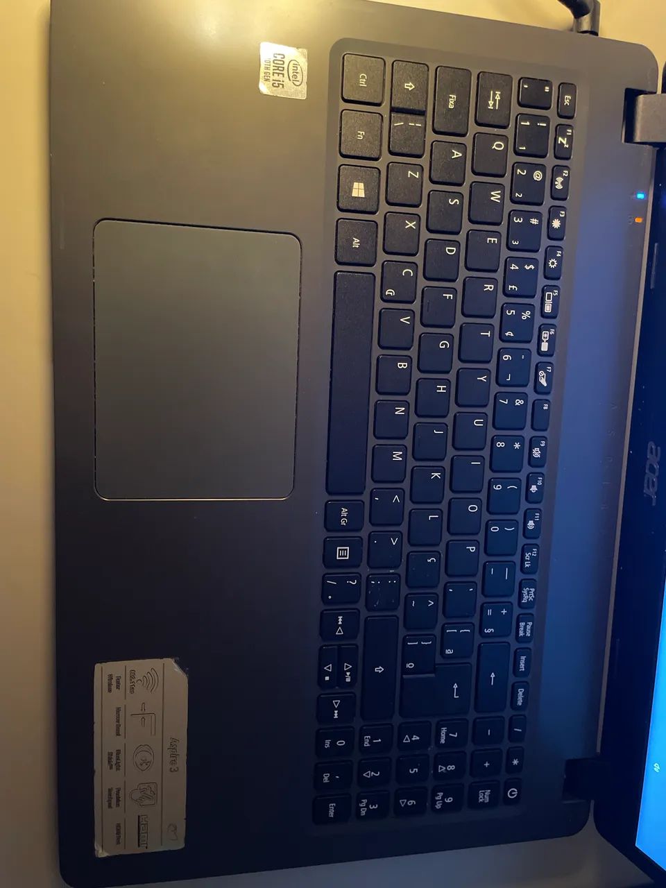 Notebook Acer Aspire 3 Core i5 8GB - Funcionando - Leia o anúncio - Foto 4