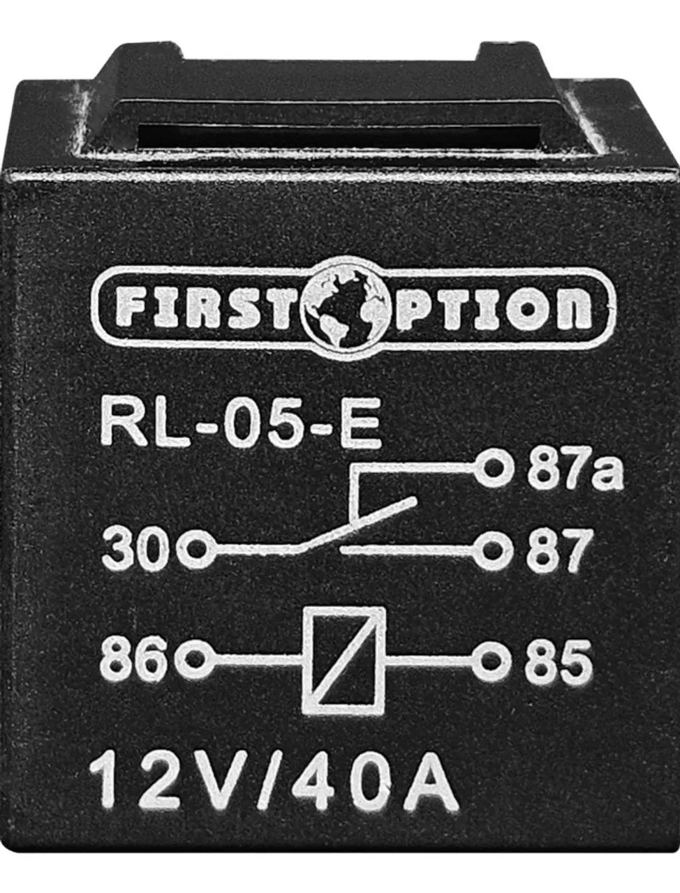 relê auxiliar universal nbhk 12v 40a 5 pinos rl-05-e sem cabo