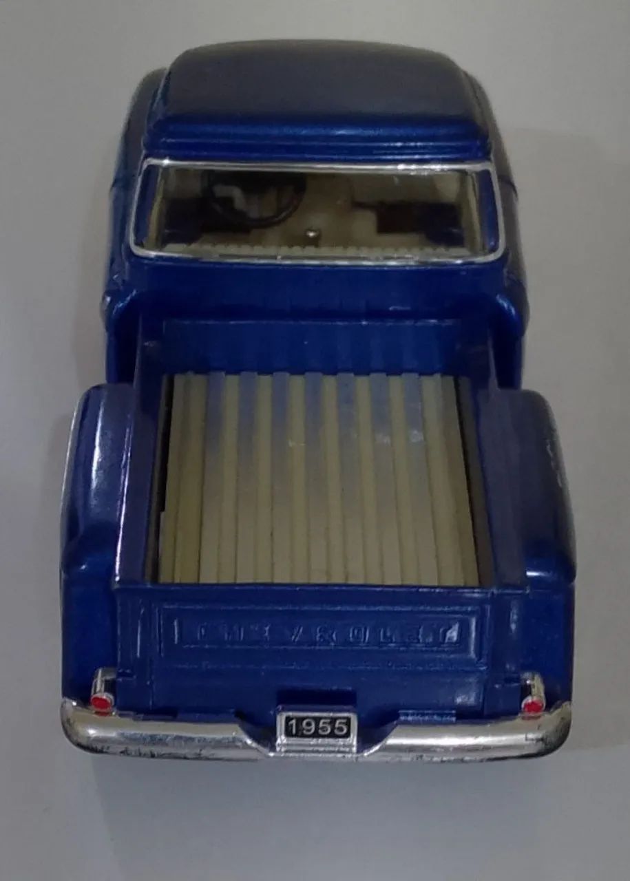 Miniatura Pickup Chevy Stepside Chamas 1955 - Foto 4