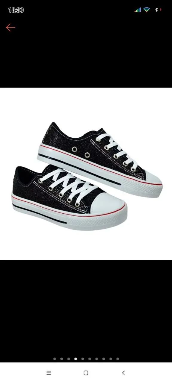 Tênis tipo ALL star 