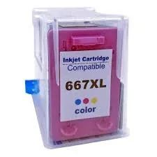 Cartucho HP 667 xl COLORIDO compativel da Masterprint