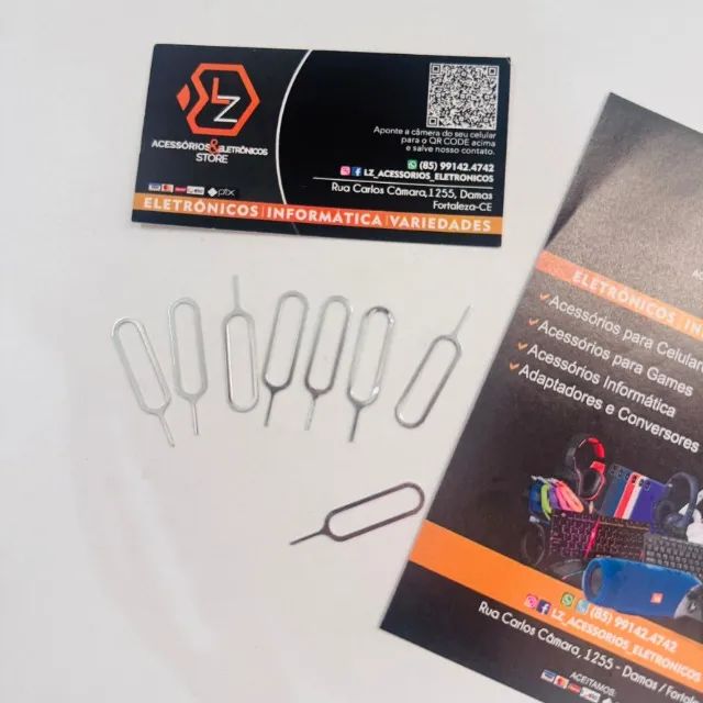 Kit 4 Pinos Ejetores de Chip para Celular/Smartphone
