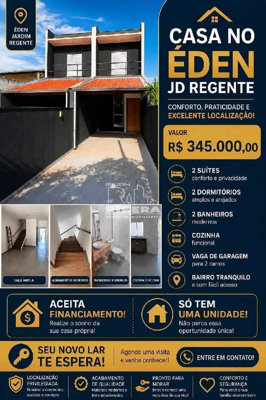 VENDA - CASA ÉDEN / SOROCABA/SP