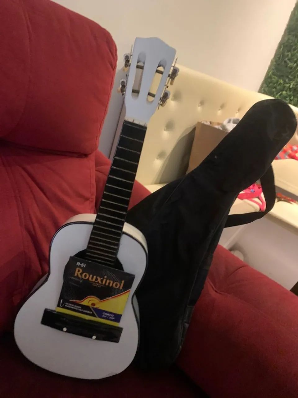 Cavaquinho acústico bem conservado + capa - Foto 3