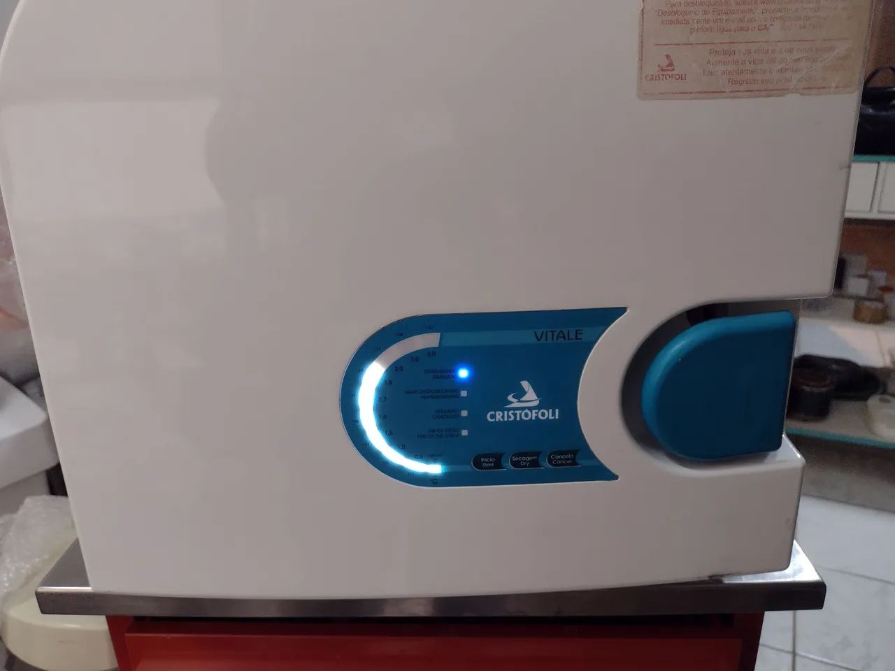 Autoclave Cristofoli Vitale 21 litros cuba inox