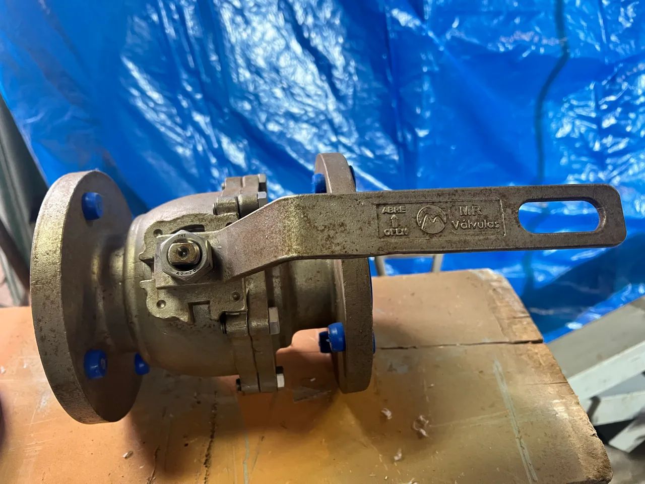 Válvula Esfera Bipartida Flangeada Wcb 150 Lbs 3 Polegadas Aço Inoxidável  - Foto 2
