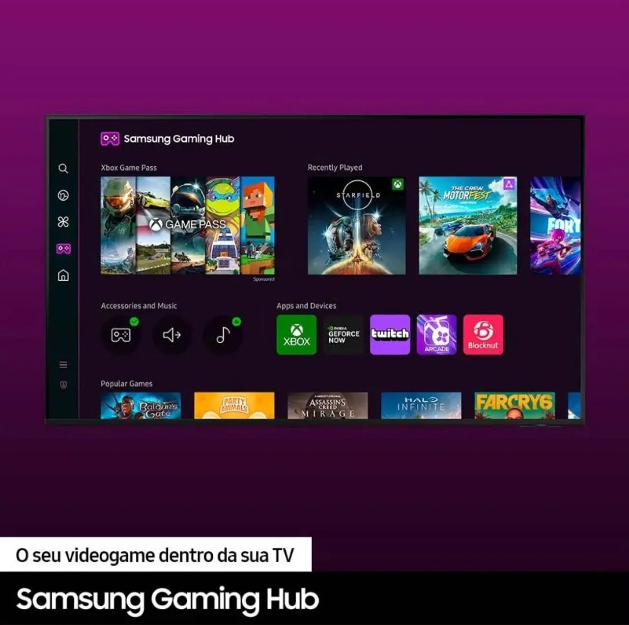 Vendo televisão 4k Samsung 50 polegadas - Foto 4