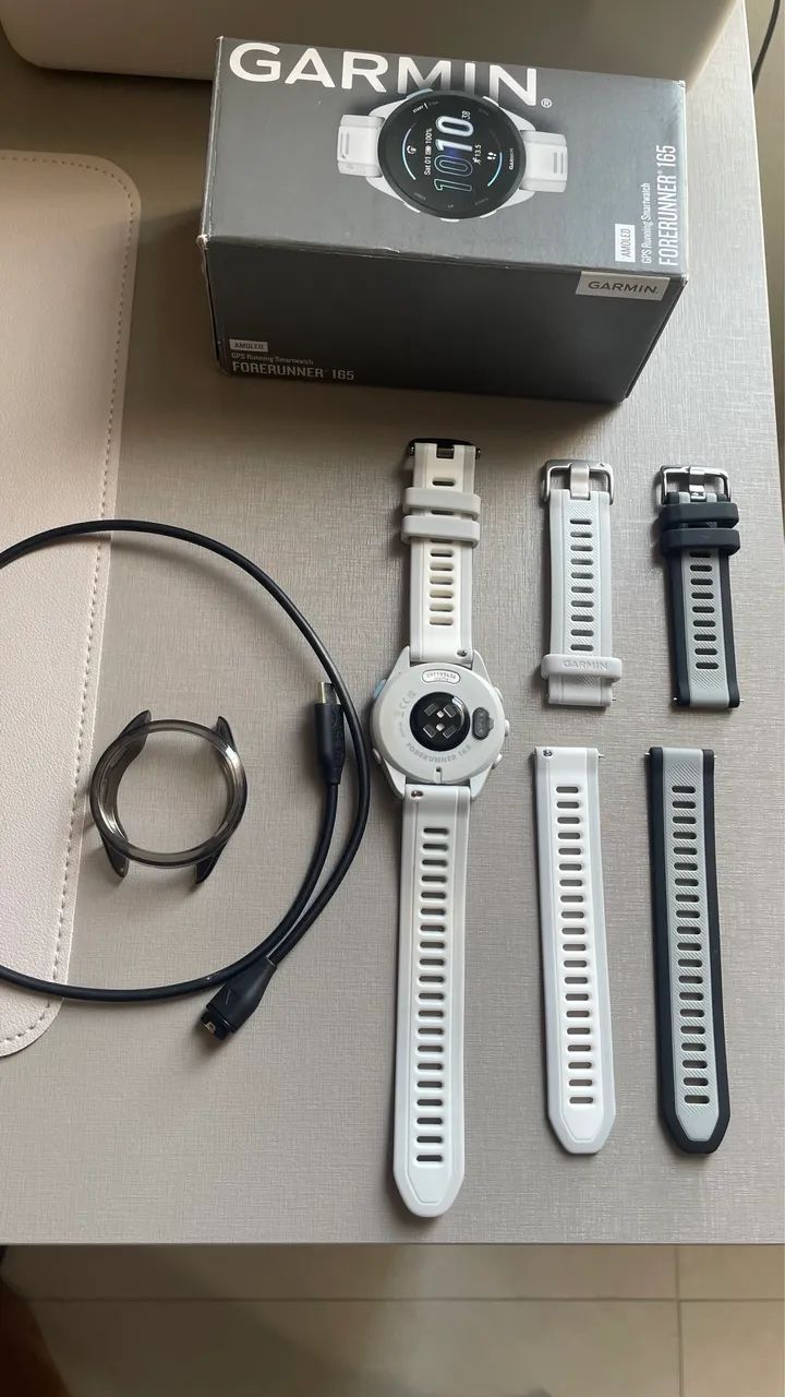 Garmin forerunner 165 branco  - Foto 3
