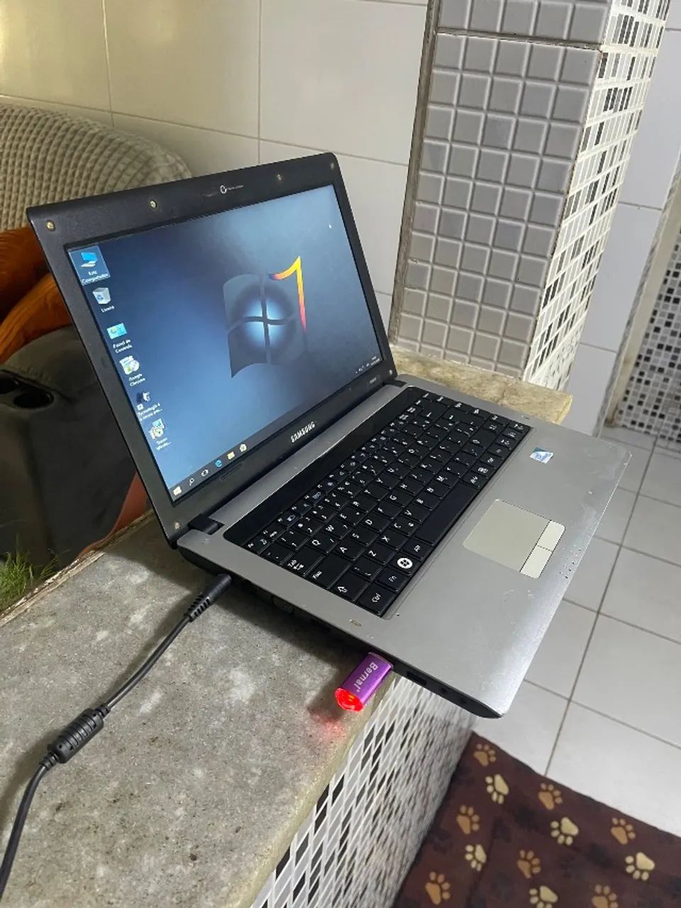 Notebook Samsung dual core, 2gb e 500hd - BATERIA VICIADA  - Foto 4