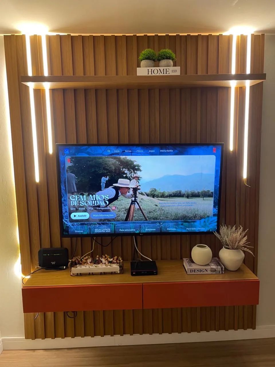 Vendo painel ripado com led - Foto 3