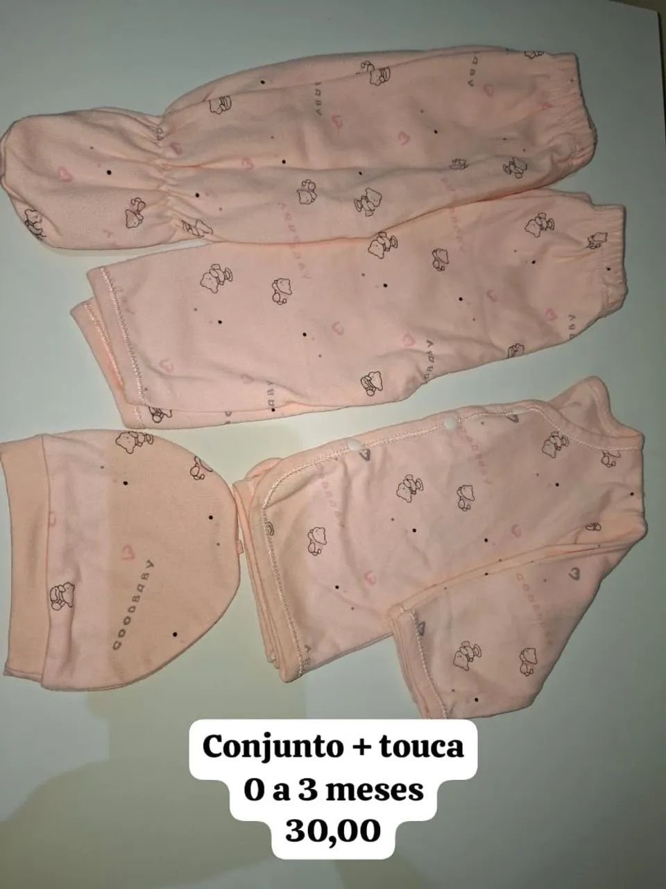 Conjunto + touca RN
