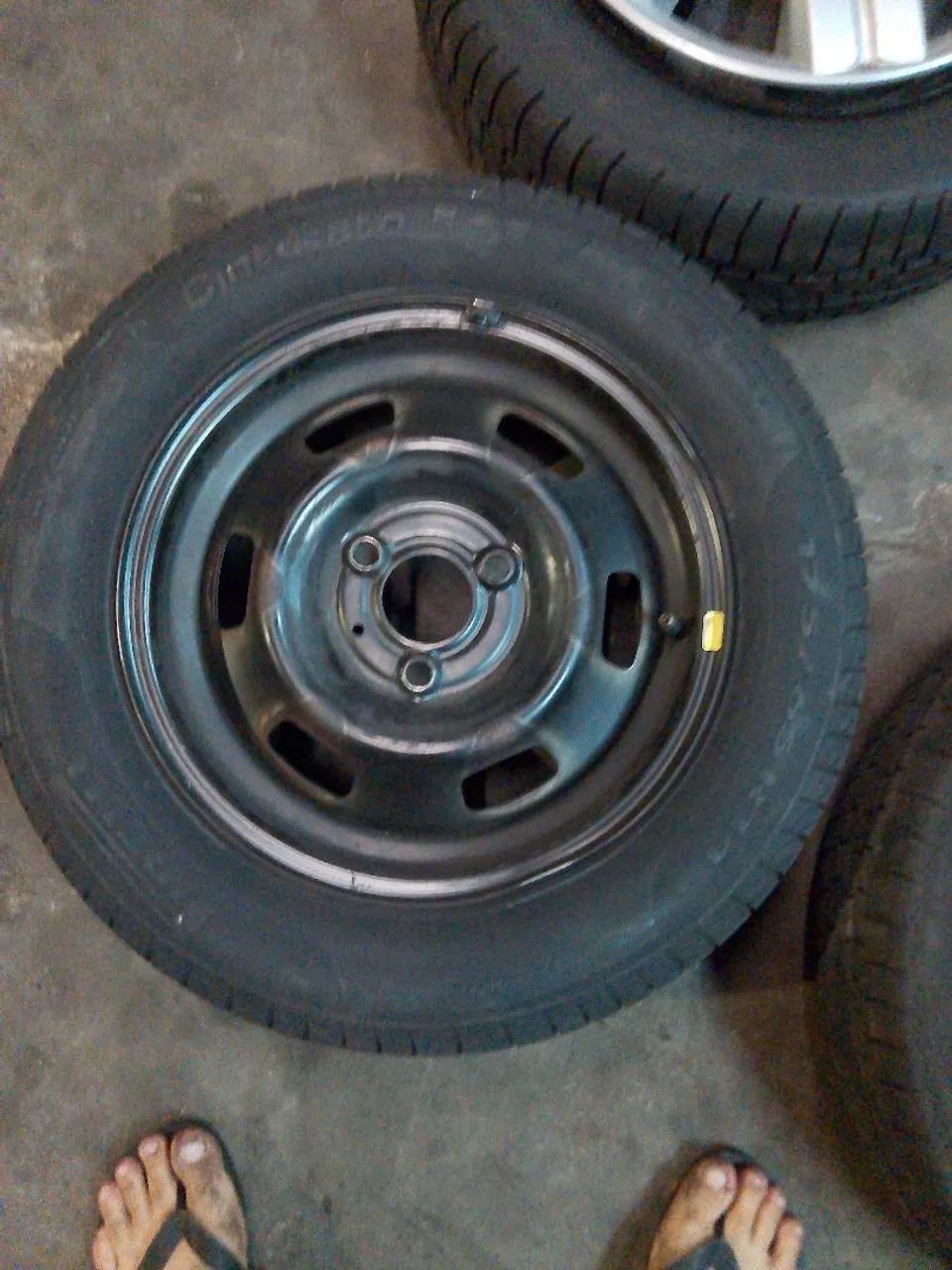 Rodas do kwid de ferro aro 14 - Foto 3