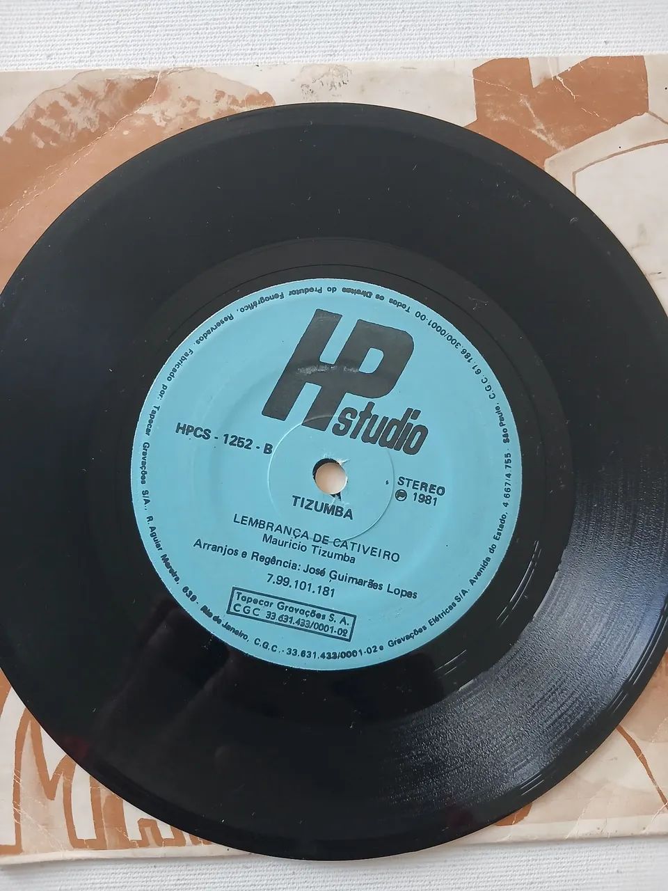 Disco vinil compacto Maurício tizumba "marasmo " 1981 usado.  - Foto 4