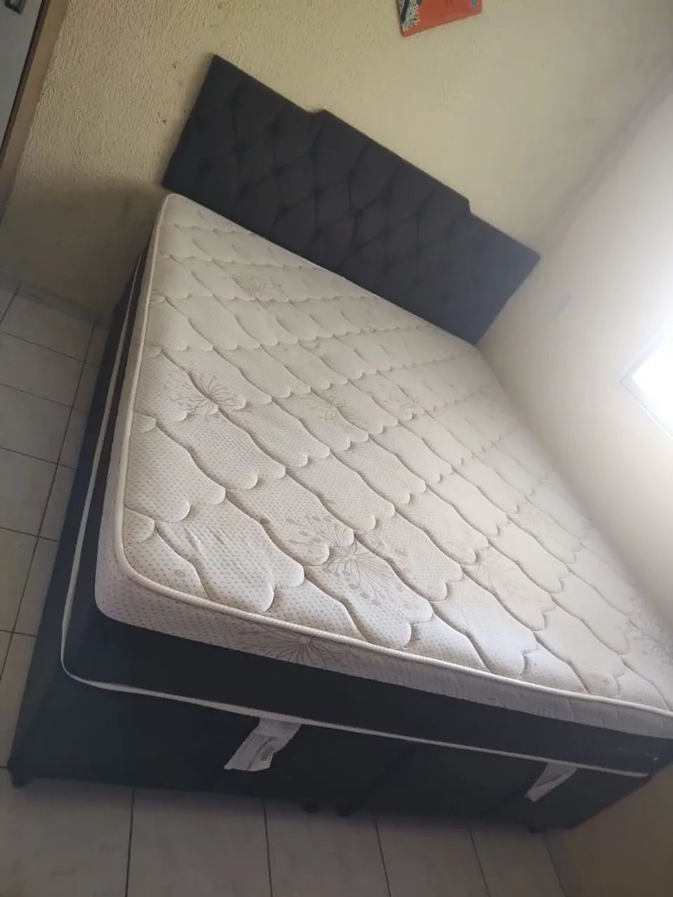 Cama king com cabeceira  - Foto 4