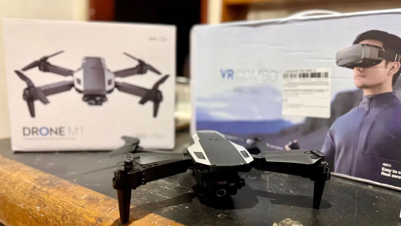 DRONE M1 COM CAMERA E ÓCULOS VR - Foto 4