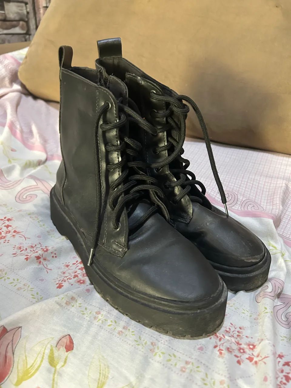 Bota Coturno Preta