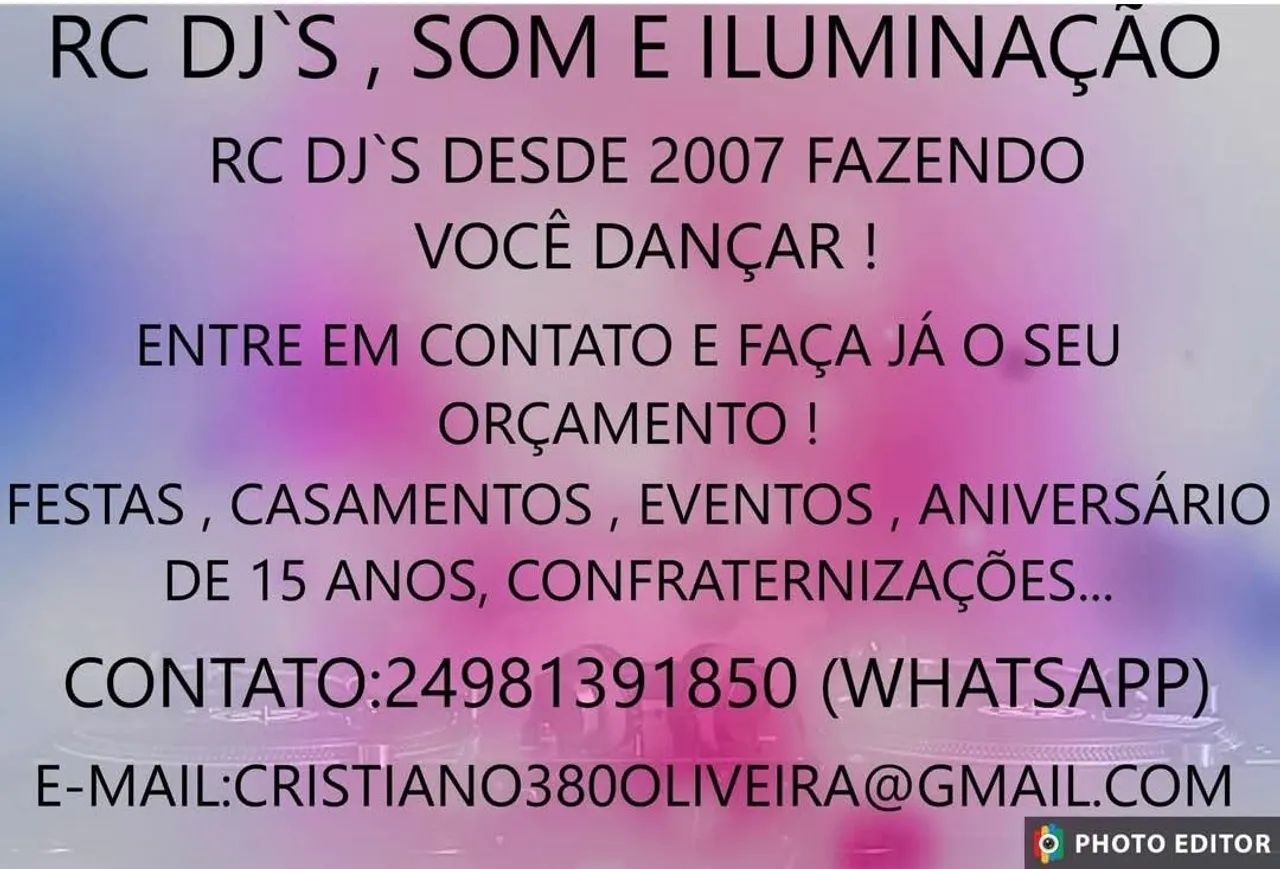 Som e iluminação 