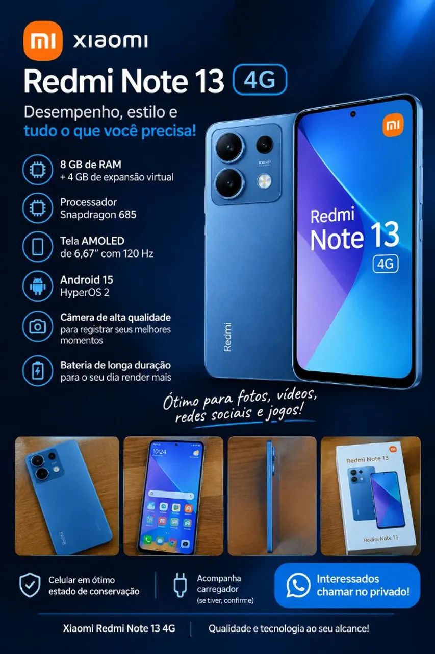 REDMI NOTE 13 8GB 256GB