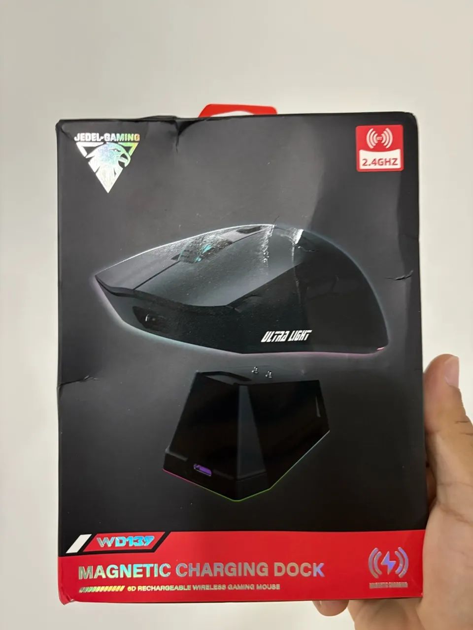 Mouse X11 sem fio com base carregador