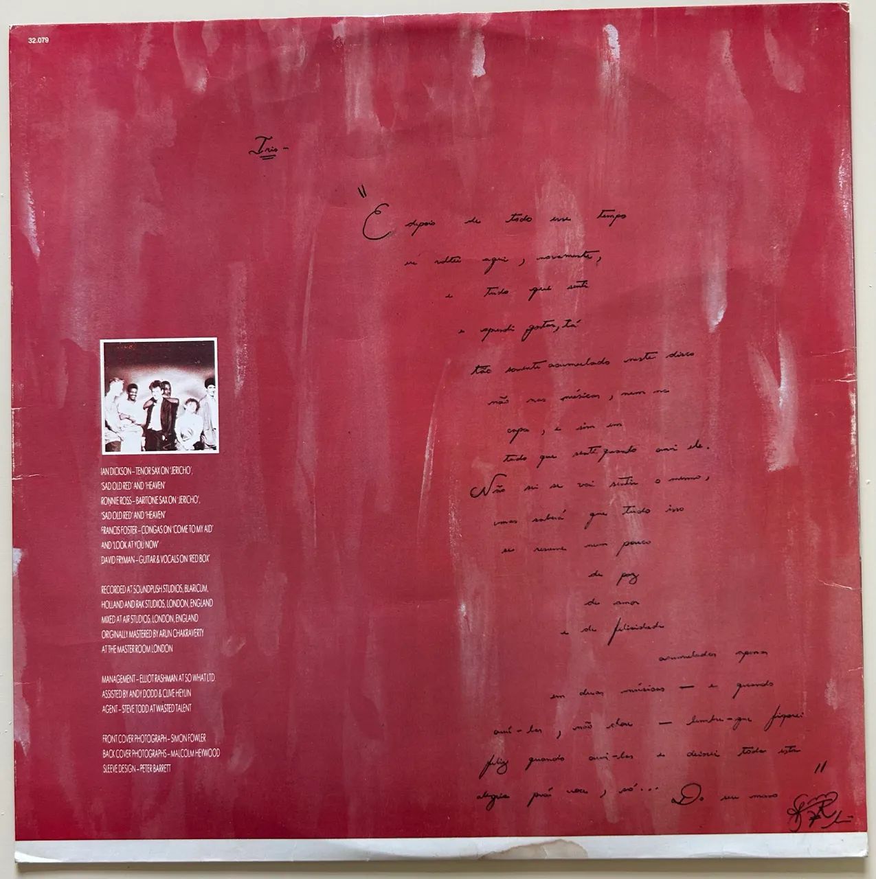 Disco Vinil Simple Red Picture Book Usado - Foto 2