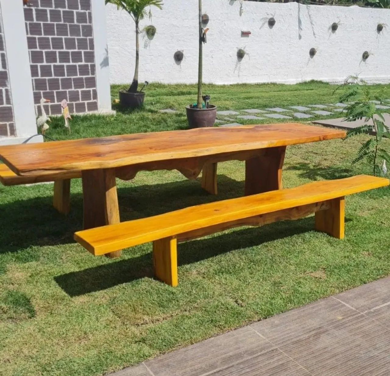 Mesa de Jaqueira + Bancos  - Foto 2