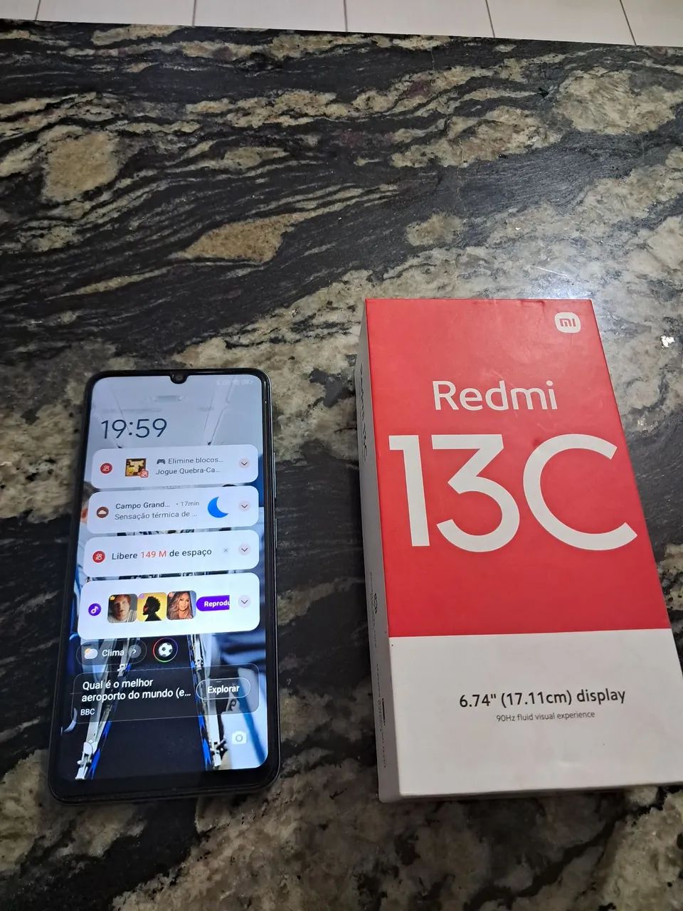 Redmi 13C com nota fiscal 