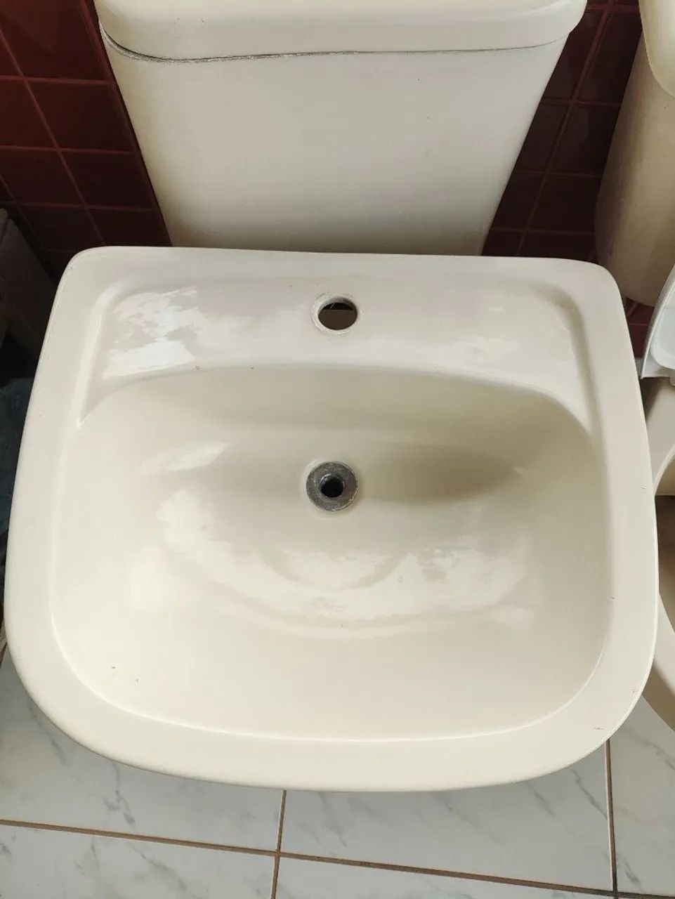 Vaso e lavatório com coluna - Foto 2
