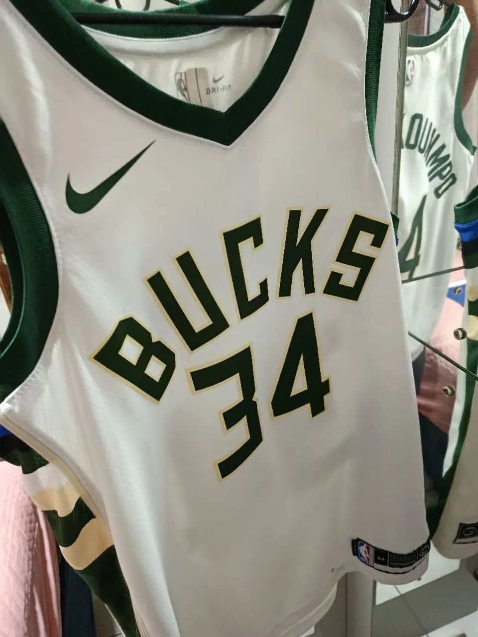 Camisa NBA Milwaukee Bucks Giannis #34 Original Nike - Roupas