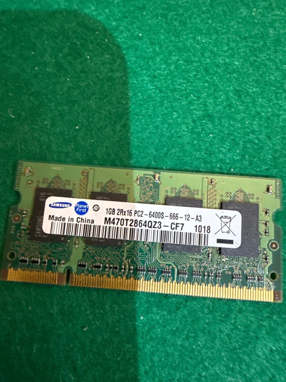 Memória Pc2 1 Gb Notebook 