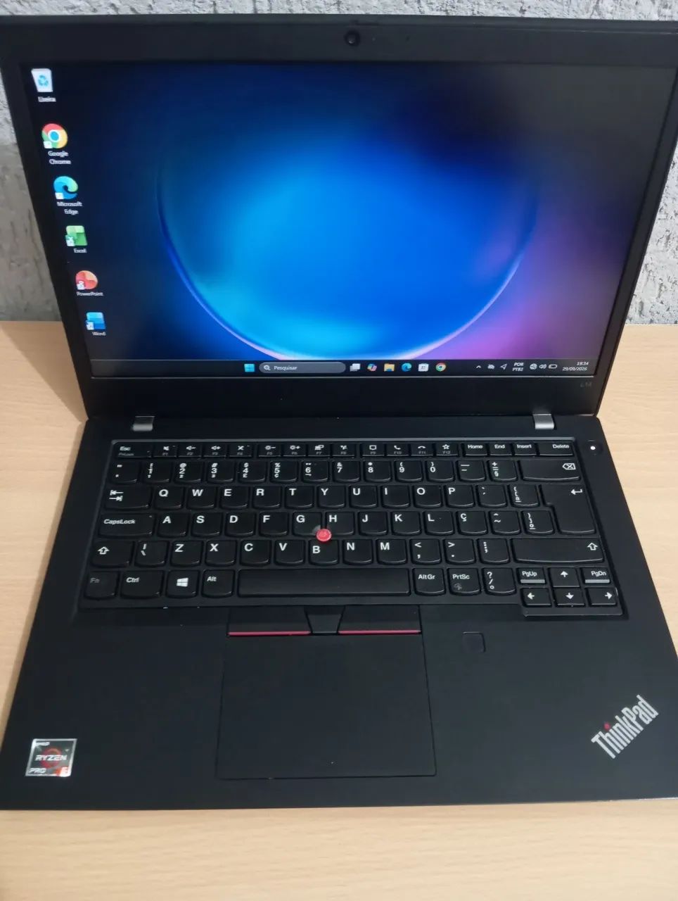 Notebook Lenovo L14 GEN1 tela FULL HD 