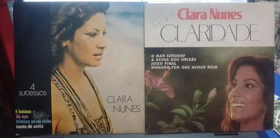 CLARA NUNES 2 COMPACTOS RAROS - 99 REAIS