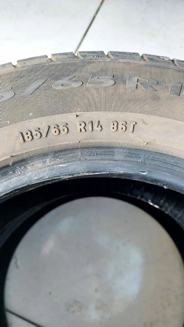 Vendo pneus pirelli cinturato aro 14, 185/65