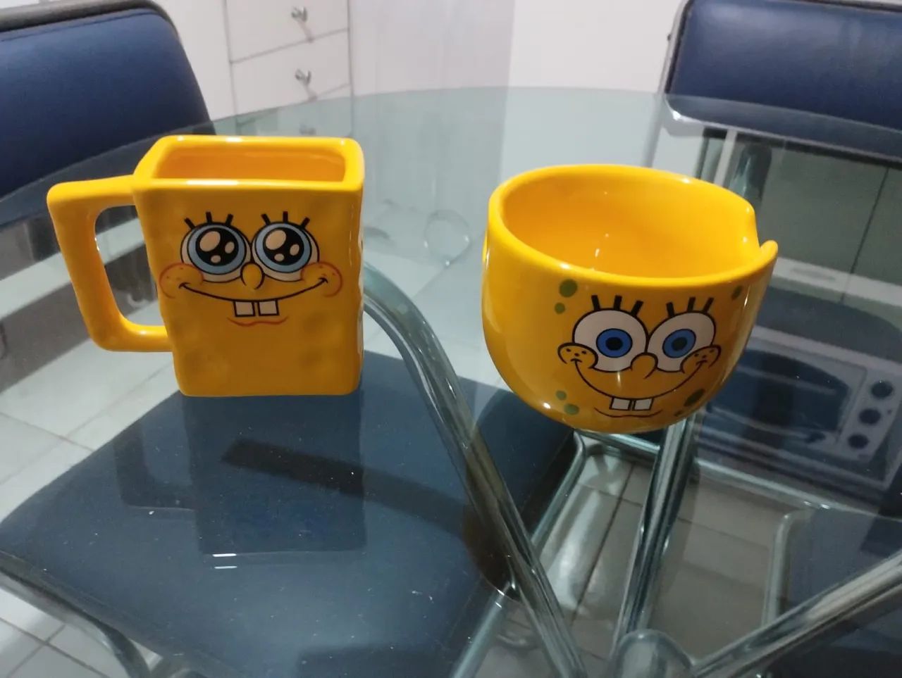 Cabeça e bowl bob esponja