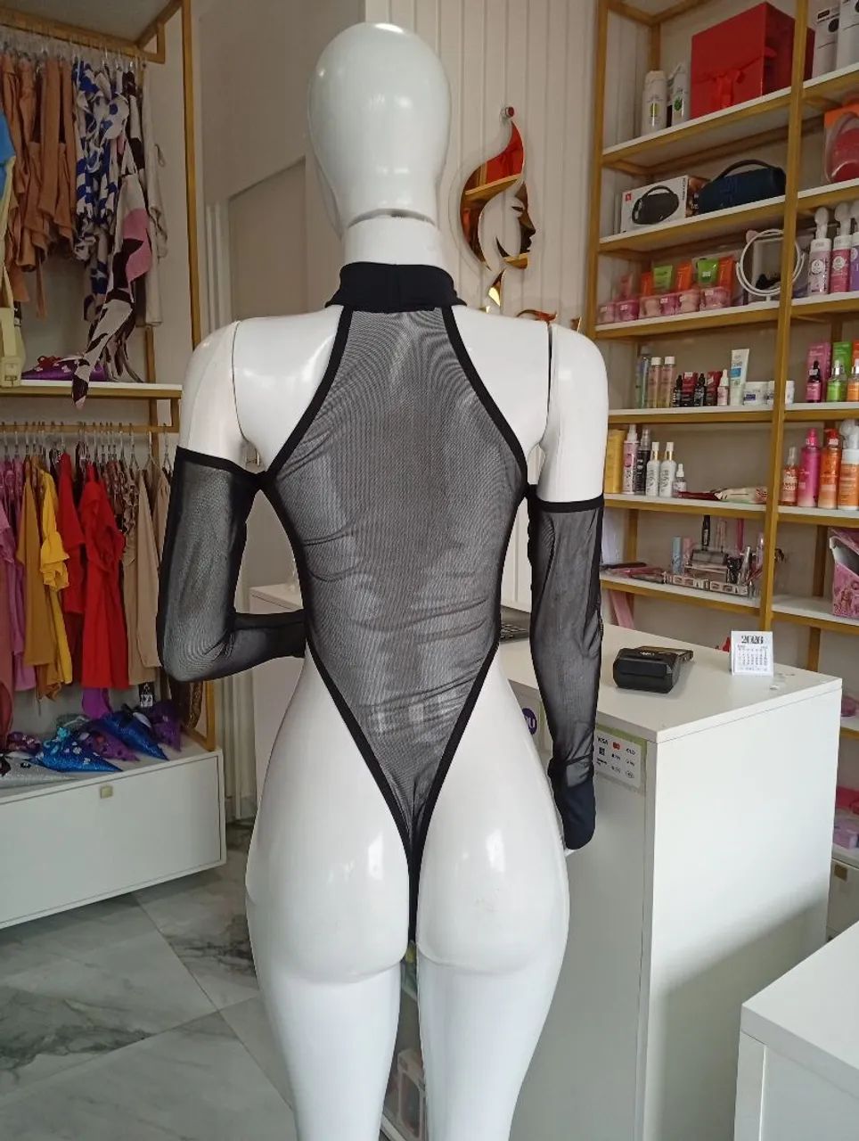 Body Moderno em tule e poliamida  - Foto 4
