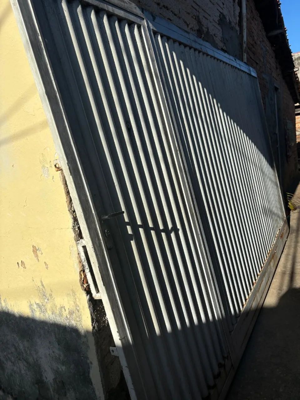 Portão galvanizado 