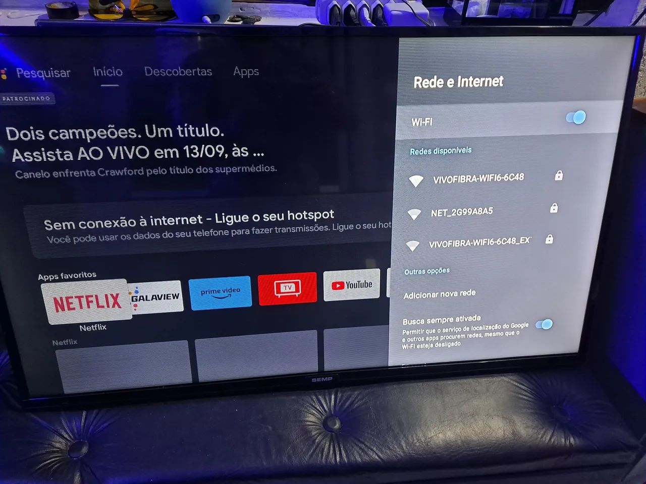 TV 43pol. SEMP SMART ANDROID 