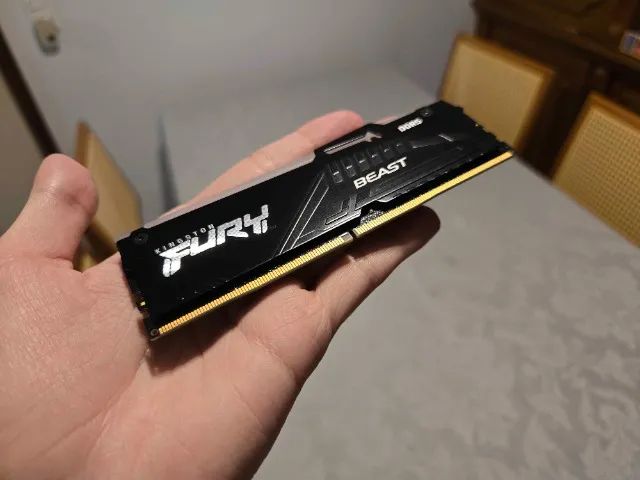 Memória RAM Kingston Fury Beast, RGB, 32GB (2x16GB), 6000MHz, DDR5