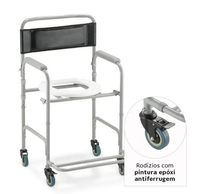 [NOVO] Cadeira de Banho Higiênica 100kg (Novas Lacradas) Entregamos! Garantia 3 meses! - Foto 2
