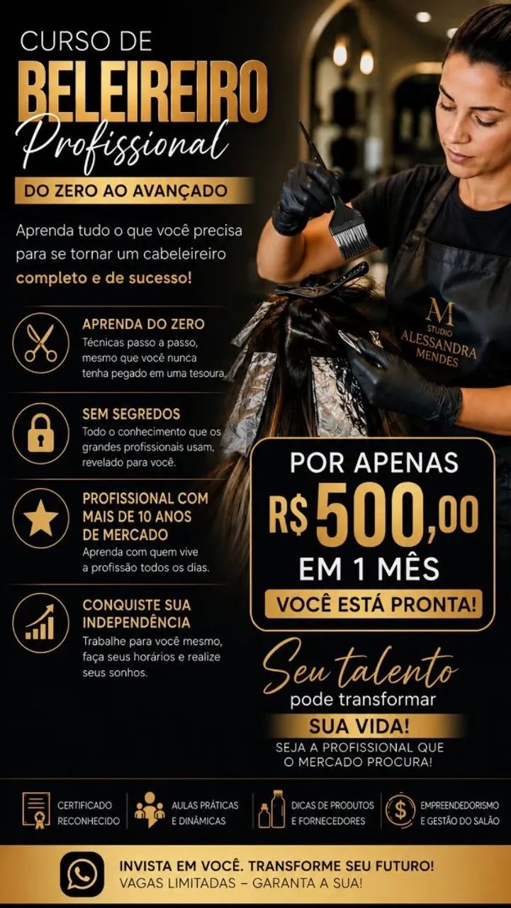 Curso de cabeleireiro  - Foto 2