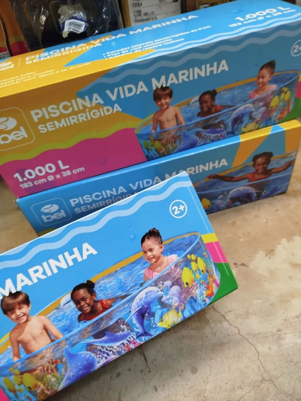 Piscina infantil de 1000( mil) litros nova na caixa. - Foto 2