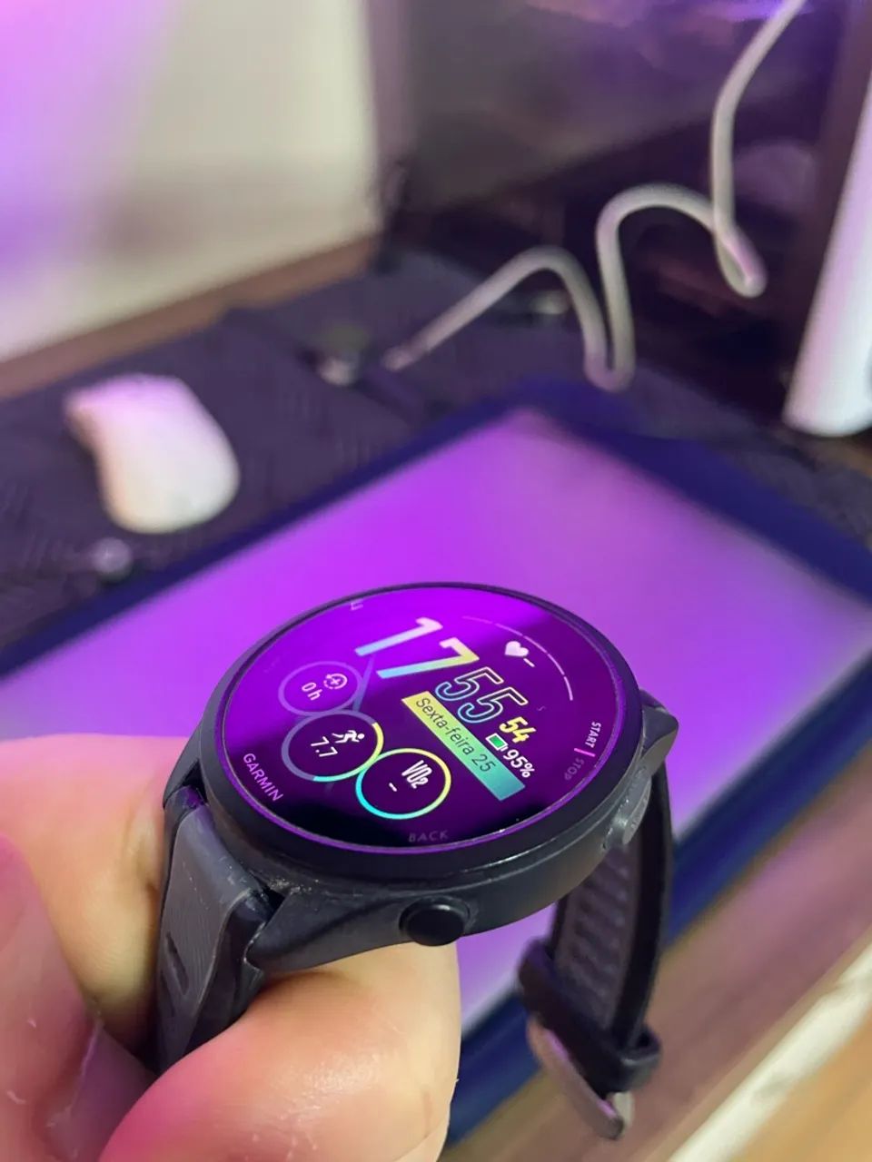 Garmin Forerunner 165 GPS com Frequência Cardíaca  - Foto 4