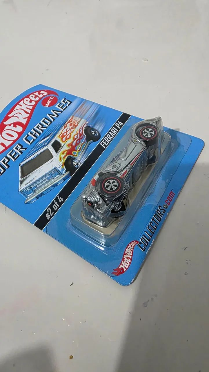 Hot Wheels 2003 RLC Super Chromes - Ferrari P4 - Hobbies e Hot Wheels 2003 RLC Super Chromes - Ferrari P4 - Hobbies e