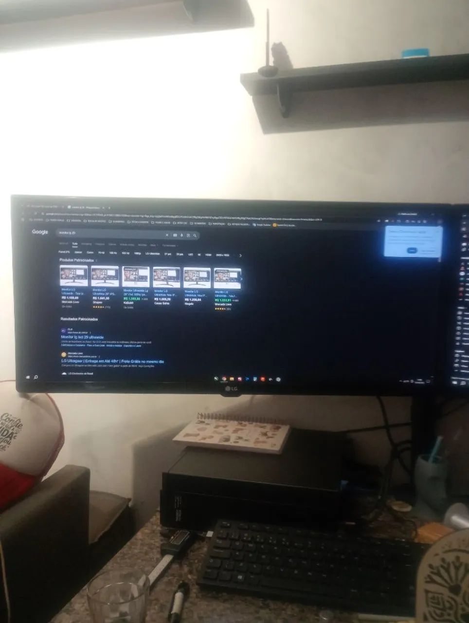 Monitor 29pol LG ultrawide sem defeito  - Foto 2