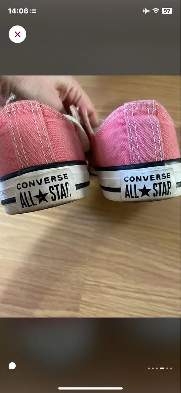 Tênis converse All Star rosa 32 - Foto 3