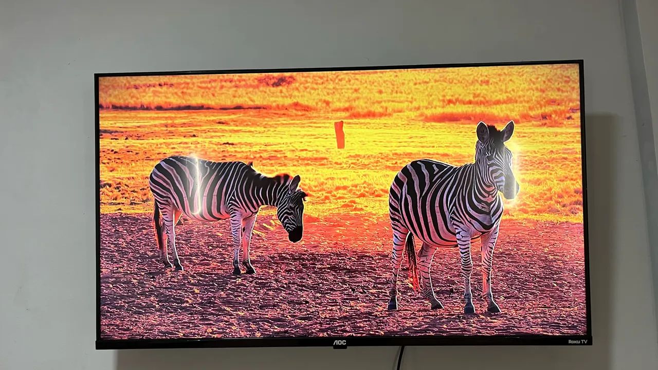 VENDO TV 40 POLEGADAS AOC ROKU! PERFEITA! - Foto 4