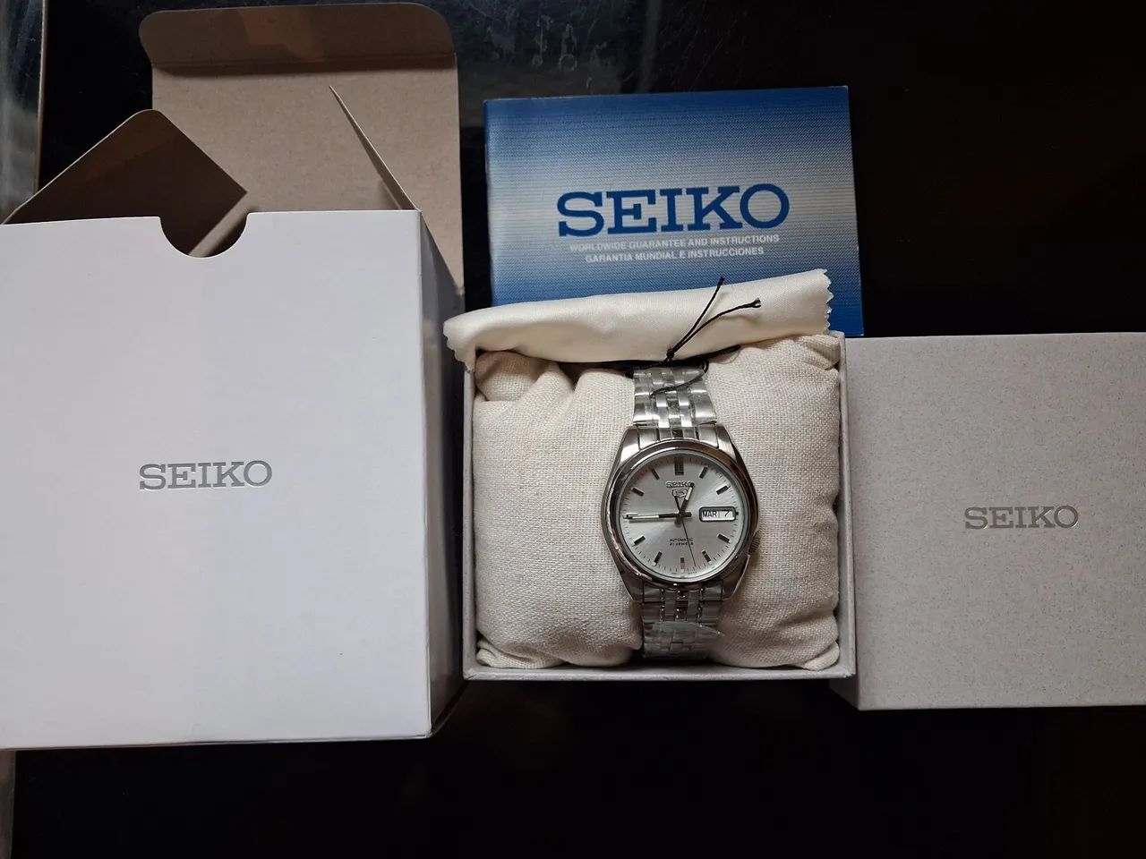 Relogio Seiko 5 SNK355 automático - Foto 5