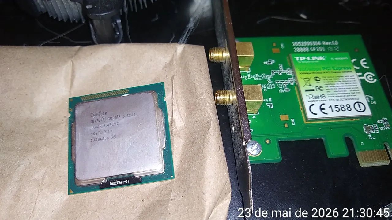 Processador Intel Core i3-3240 + placa wi-fi TP-Link + gabinete em bom estado - Foto 2